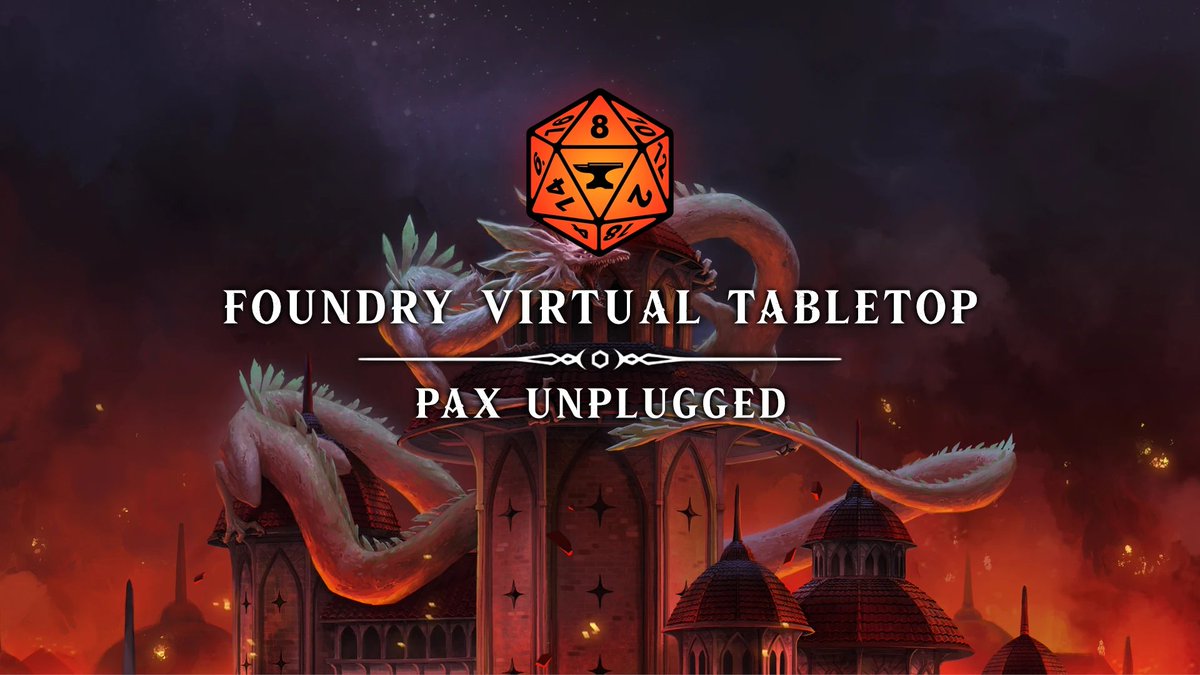 Foundry VTT will be at #PAXUnplugged with an official booth where you can:

- Check out major new V13 features
- Try a pre-alpha demo of Ember
- Meet the team
- Win some prizes (like Foundry merch)

More info to come closer to the con. We hope to see you in Philly next month!