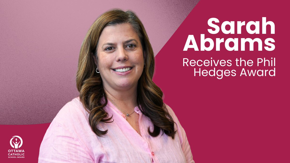 ✨Huge #ocsbShoutOut to Sarah Abrams for receiving the Phil Hedges Award at the Ontario School Counsellors' Association 60th anniversary! We're proud of her incredible work in Guidance and Career Education.👏 #ocsbBeCommunity #PhilHedgesAward

🔗ocsb.ca/2024/11/04/sar…