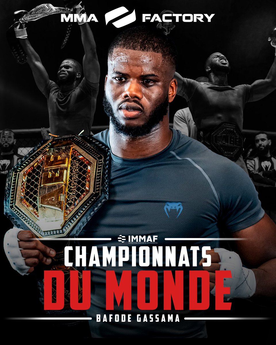 aec_mma's tweet photo. 🏆 Notre actuel champion des LightHeavyWeight @baidoneus s’apprête à défier la crème de la crème au championnats du monde amateur !🌍
Nous lui souhaitons de tout éteindre et de ramener le titre à la maison 🇫🇷 https://t.co/Hc8UL8oNFZ