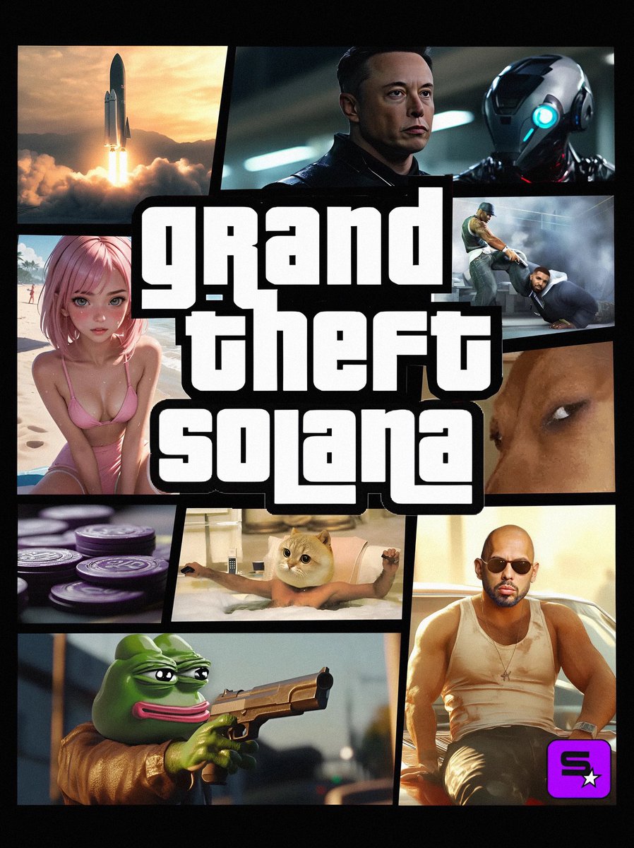 rometdude's tweet photo. Some think life is suffering, others see it as a game #Solana #gta #memedesign #cryptodesigner #web3 https://t.co/opoFFv7cX6