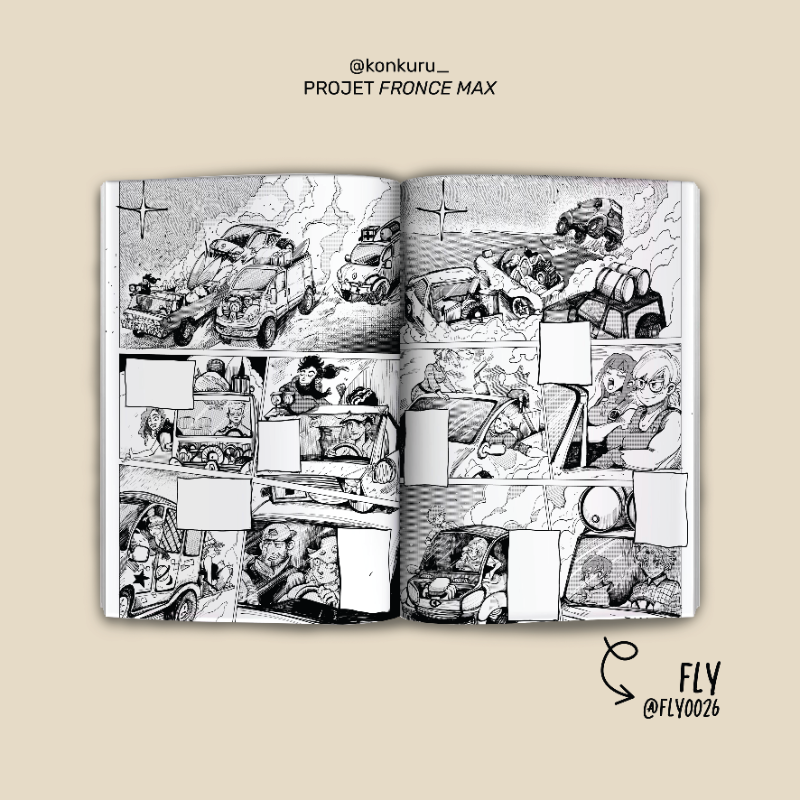 🌟 Un aperçu de Fronce Max 🌟

Aujourd'hui, on t'invite à découvrir les planches réalisées par @fly0026 

🚀 Campagne Ulule toujours en cours via le lien en bio !

#FronceMax #Mangafrançais #Caritatif #Allegra #Konkuru #Mangafr #BD