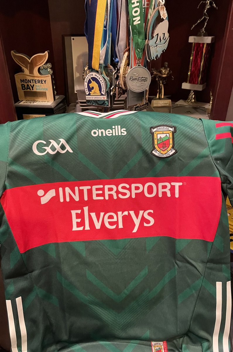 The new Mayo jersey has landed in the US 💚❤️