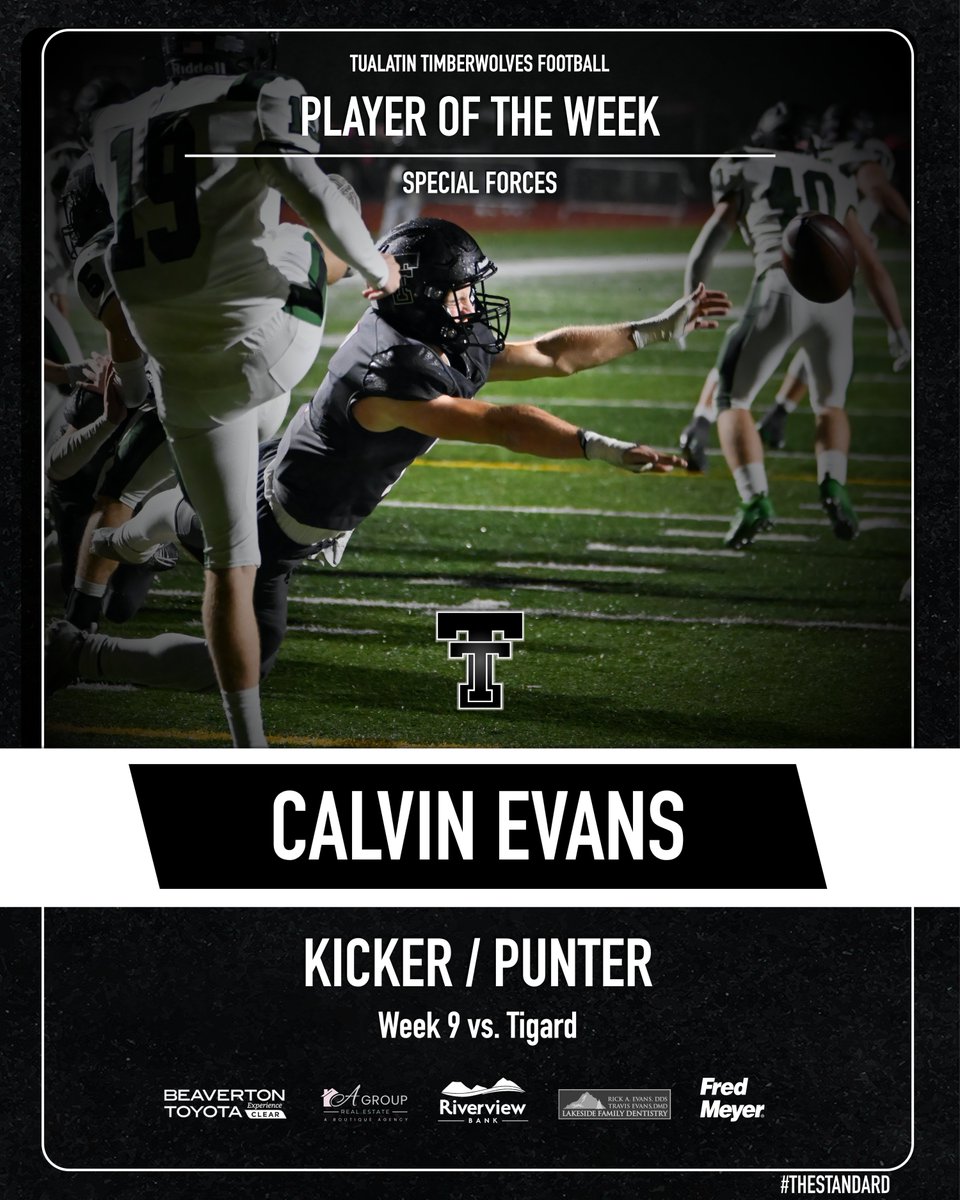 Tualatin Timberwolves Football (@tualatinhsfb) on Twitter photo 🏆 WEEK 9 PLAYERS OF THE WEEK VS. TIGARD 🏆
Offense - <a href="/ColeHachmeister/">Cole Hachmeister</a> <a href="/RyvonReese5/">Ry’Von Reese</a>
Special Forces - <a href="/jordanaraiza24/">Jordan Araiza</a> <a href="/CalvinEvans2025/">Calvin Evans</a>
Well done, fellas!
#TheStandard 🏆 WEEK 9 PLAYERS OF THE WEEK VS. TIGARD 🏆
Offense - <a href="/ColeHachmeister/">Cole Hachmeister</a> <a href="/RyvonReese5/">Ry’Von Reese</a>
Special Forces - <a href="/jordanaraiza24/">Jordan Araiza</a> <a href="/CalvinEvans2025/">Calvin Evans</a>
Well done, fellas!
#TheStandard
