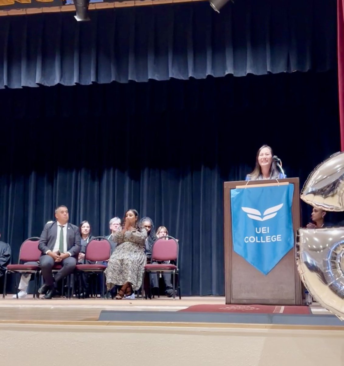 mulherin_l's tweet photo. Assemblywoman Nguyen delivered a robust #graduation  address for @UEICollege Sacramento’s Fall Class of 2024!

She shared, “You are about to start a journey in your life that makes a difference in the community because that’s what counts”! #essentialcareers #workforcedevelopment https://t.co/Q1N9qwe5KA