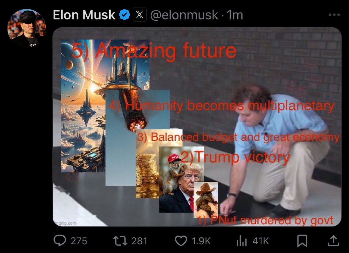 You can tell he made this meme personally