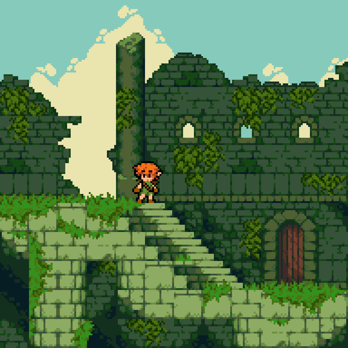 playing around with palette, do you prefer #1 or #2?

#pixelart #gamedev #indiedev