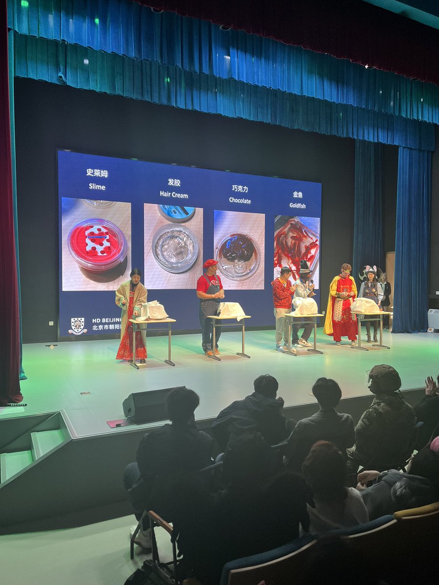 BretMarshall17's tweet photo. Had a magical time dressing up as Harry Potter for our school Halloween assembly! 🎃⚡ The students loved it, and the energy in the room was spellbinding. #bilingualeducation #HDbeijing #Beijingschool https://t.co/SX6dT4stIo