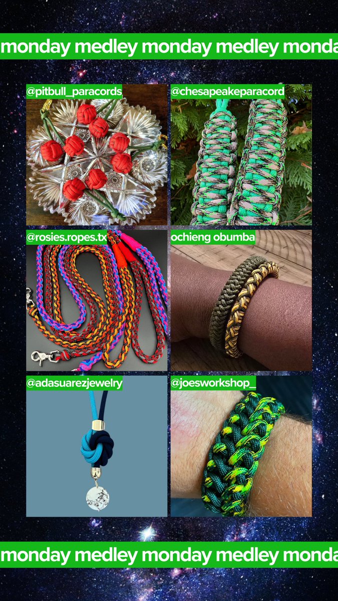We hope this Monday Medley is the CHERRY on top of your day! 🍒 This week's project inspiration includes: #keychains, #petaccessories, #paracordbracelets, a #necklace, and more! 🙌💯