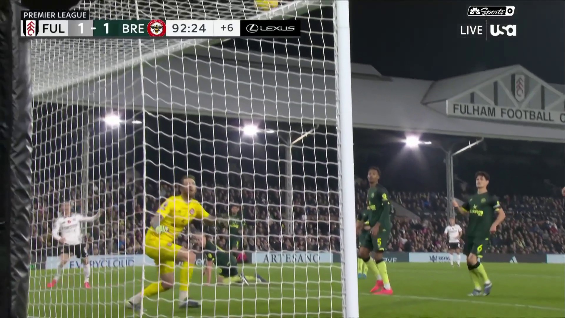 SENSATIONAL STOPPAGE TIME EQUALIZER FOR FULHAM.HARRY WILSON, TAKE A BOW. 👏