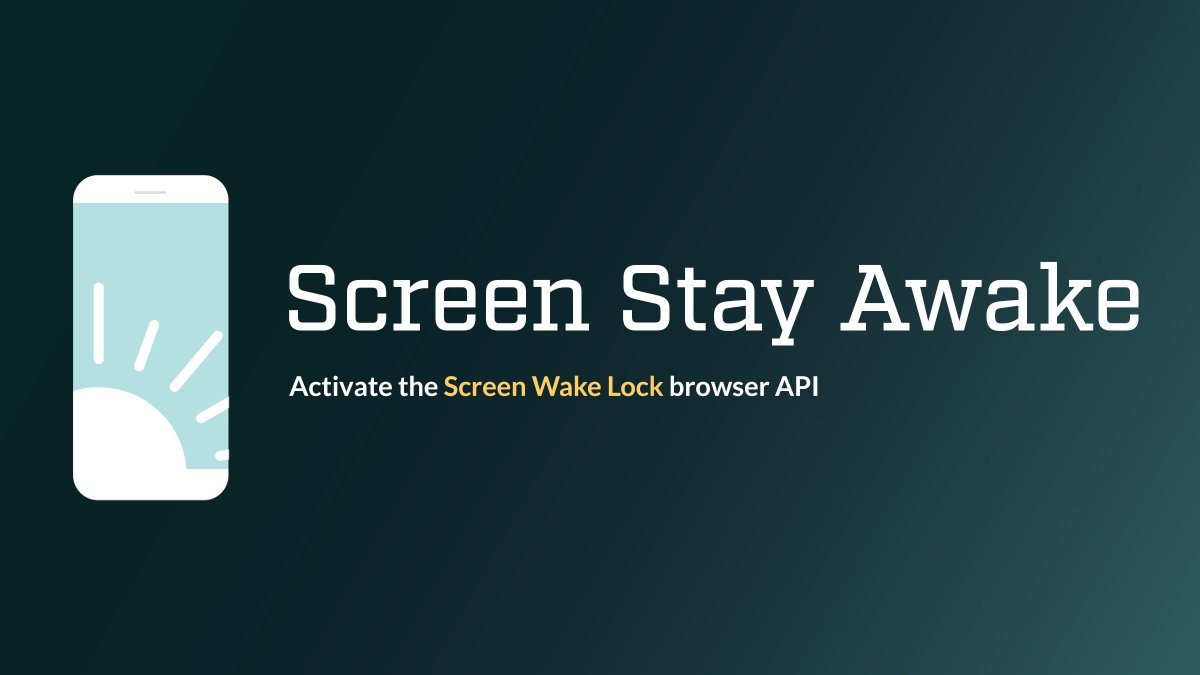 timstl's tweet photo. Released a WordPress plugin that implements the Screen Wake Lock browser API. 

I hope every recipe website installs it so I can stop touching my phone while cooking. 🤞

https://t.co/6Gkn9RfooQ

#WordPress https://t.co/YJpnaO44xh