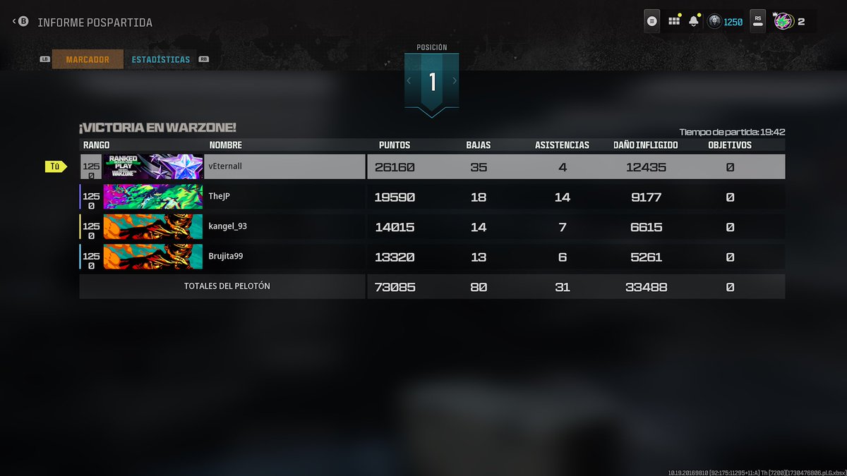 Que me suelte tantito la escuela y se viene full grind en BO6 

W/<a href="/JP9596/">𝙅𝙋</a>