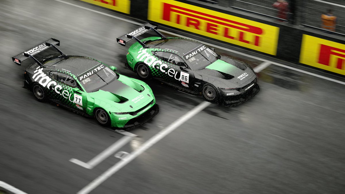 We still can't believe it!
tracc.eu Racing Team has won the SRO Esports Community World Challenge with our drivers Laurids Lyhne Iversen and Kristers Znotiņš finishing 2nd and 3rd in the race. 🥳🥳
We're extremely thankful to our community for making this possible.