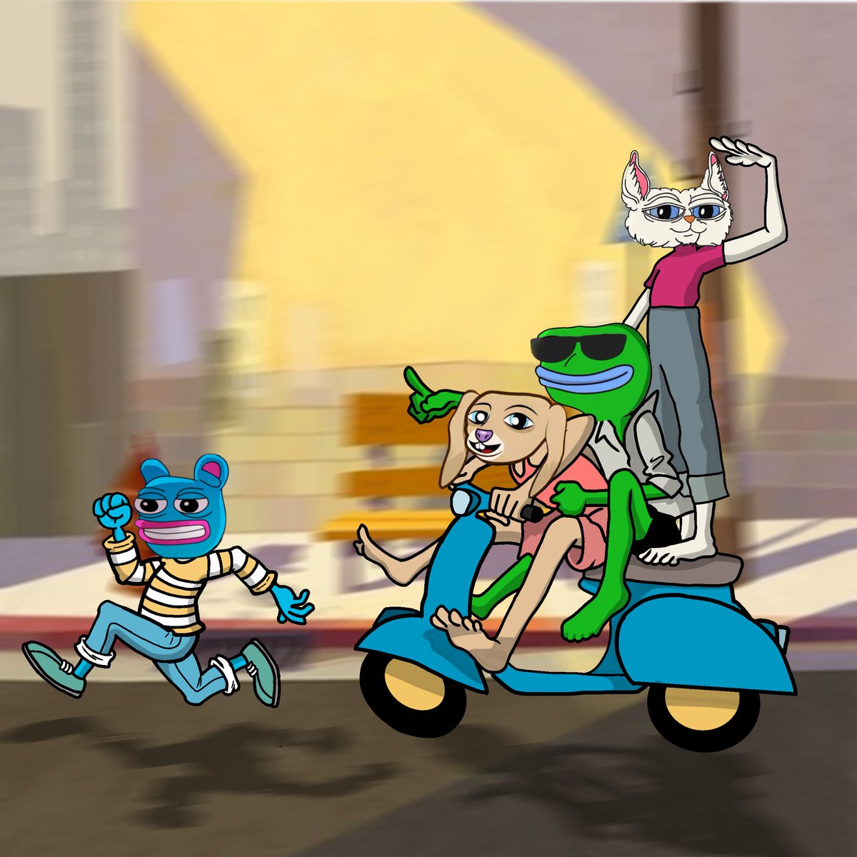 $FLUFFY chasing down the jeets. Only the golden circle knows the next big move.