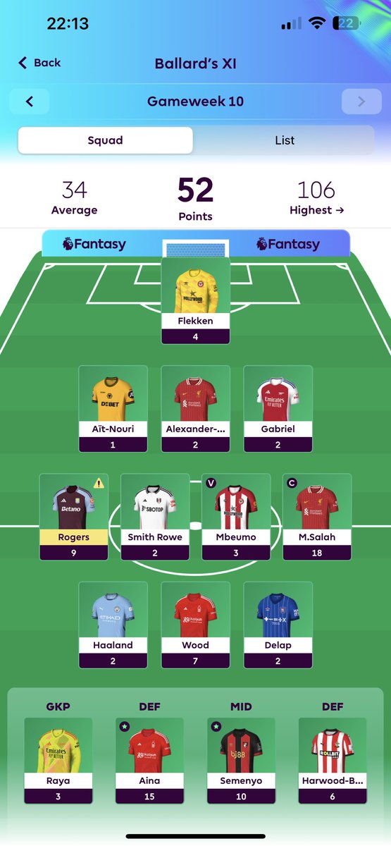 JoshBallard01's tweet photo. @FPL__Raptor reckon this bench will take some beating, not even to mention Flekkens luck🤝🤣 https://t.co/cyeESGOSu3