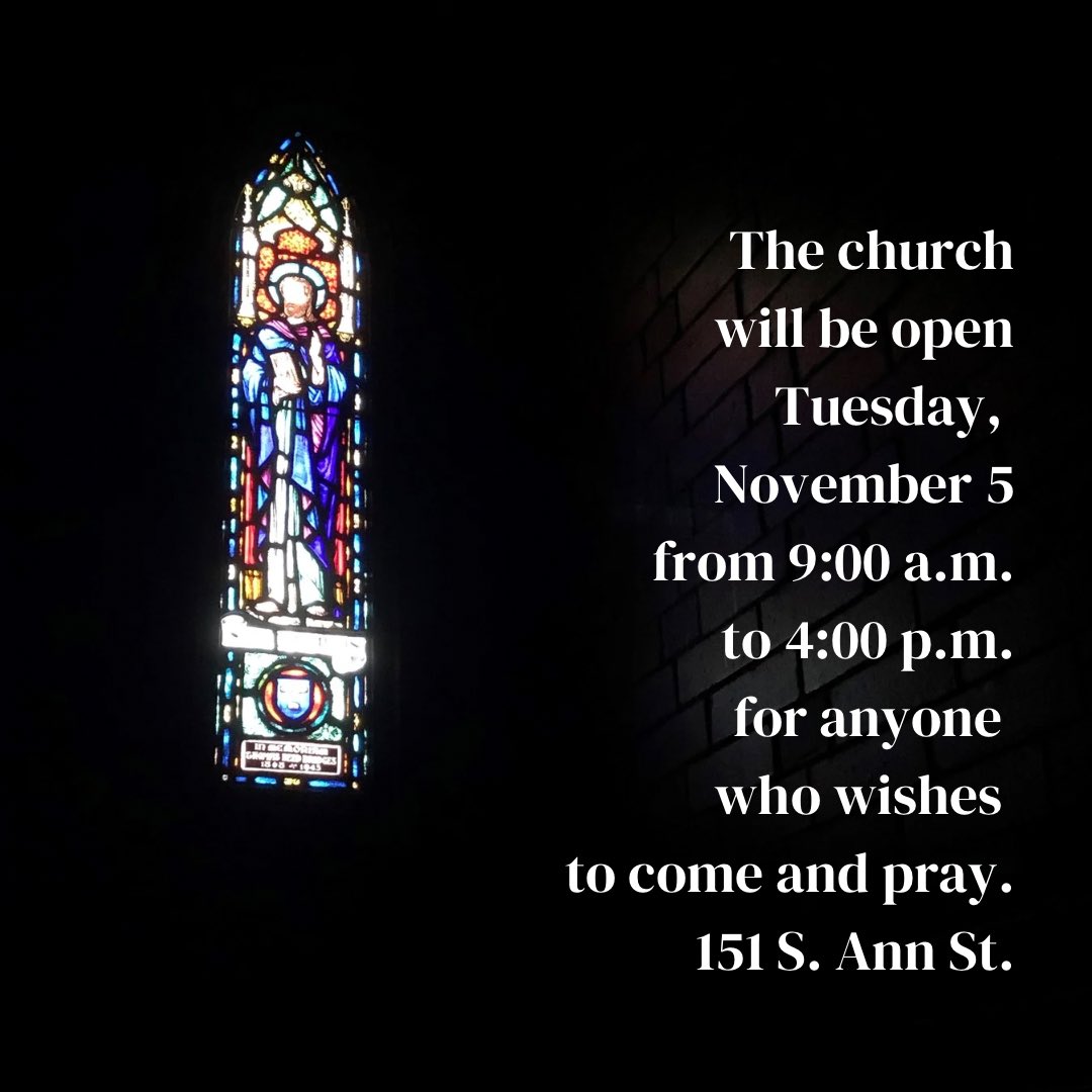 ASECmobAL's tweet image. Join us anytime tomorrow, November 5th between 9:00 a.m. and 4:00 p.m. in the church if you would like a place to pray. #electiondayprayers #comepraywithus #prayers #electionday2024 #electionday
