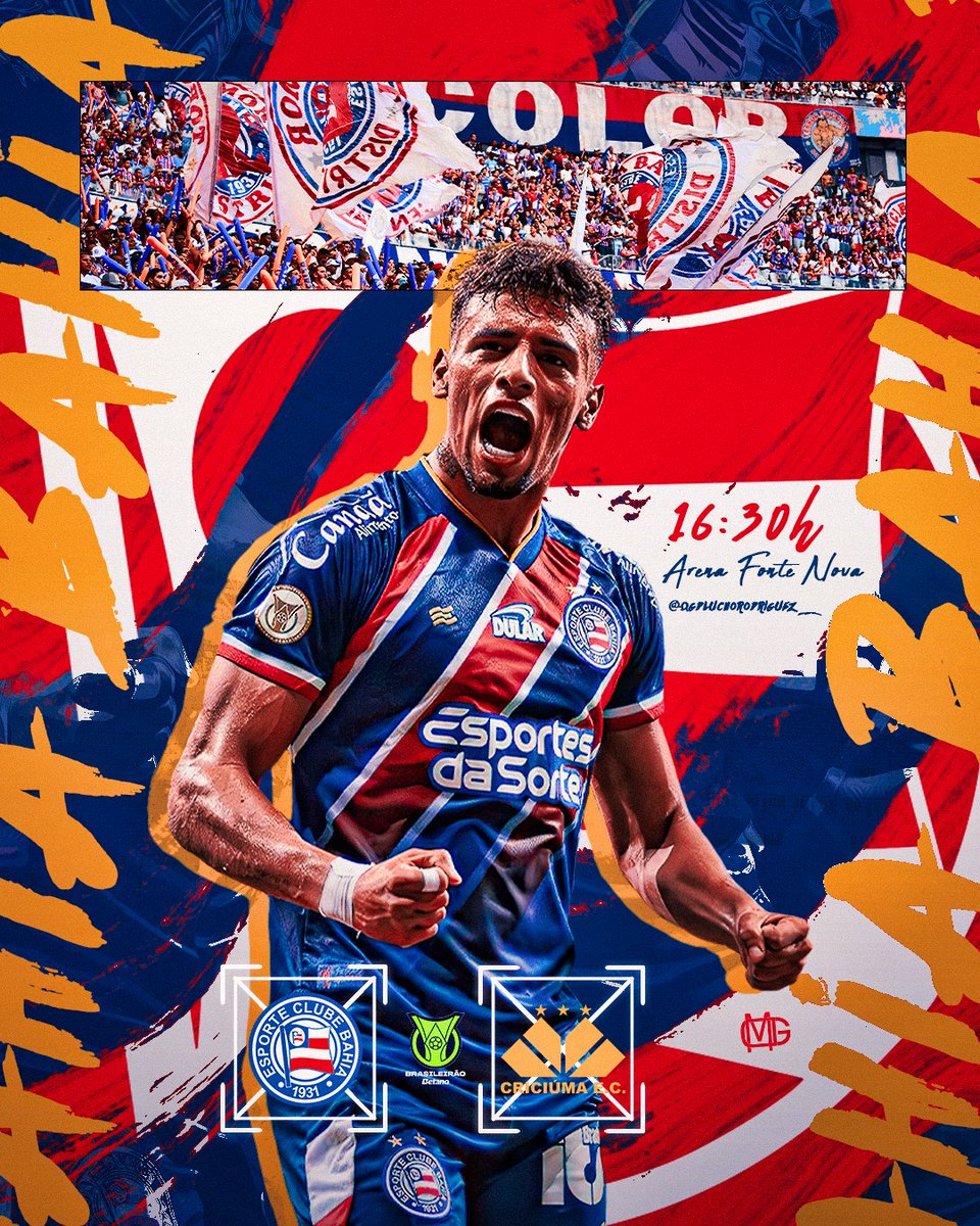 MarcosGDesigner's tweet image. Oi, boa noite 😁
Sou Marcos Braatz e atuo como designer desde o final de 2022. Faço artes para páginas de futebol, bandas, alimentação e muito mais
Se precisar de alguma arte, é só chamar na DM!
Vou compartilhar alguns trabalhos que fiz para clientes e projetos pessoais 🧶