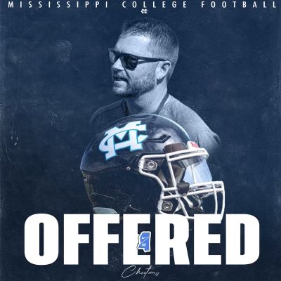 Blessed to receive a full scholarship from <a href="/GoChoctaws_FB/">Mississippi College Football</a> <a href="/CoachMurphy_/">Ridge Murphy</a> <a href="/Davechatham/">David Chatham</a>