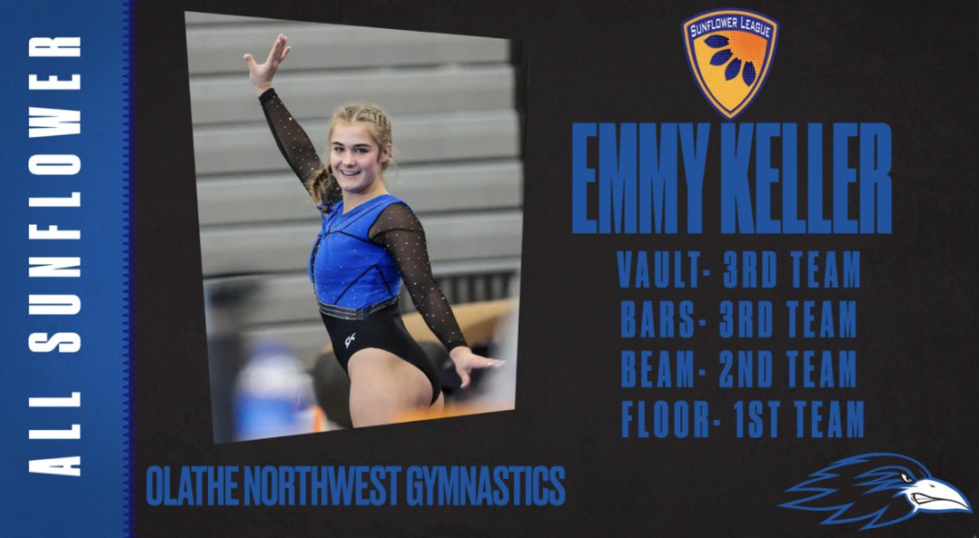 ONW Emmy Keller All Sunflower team honors 🌻