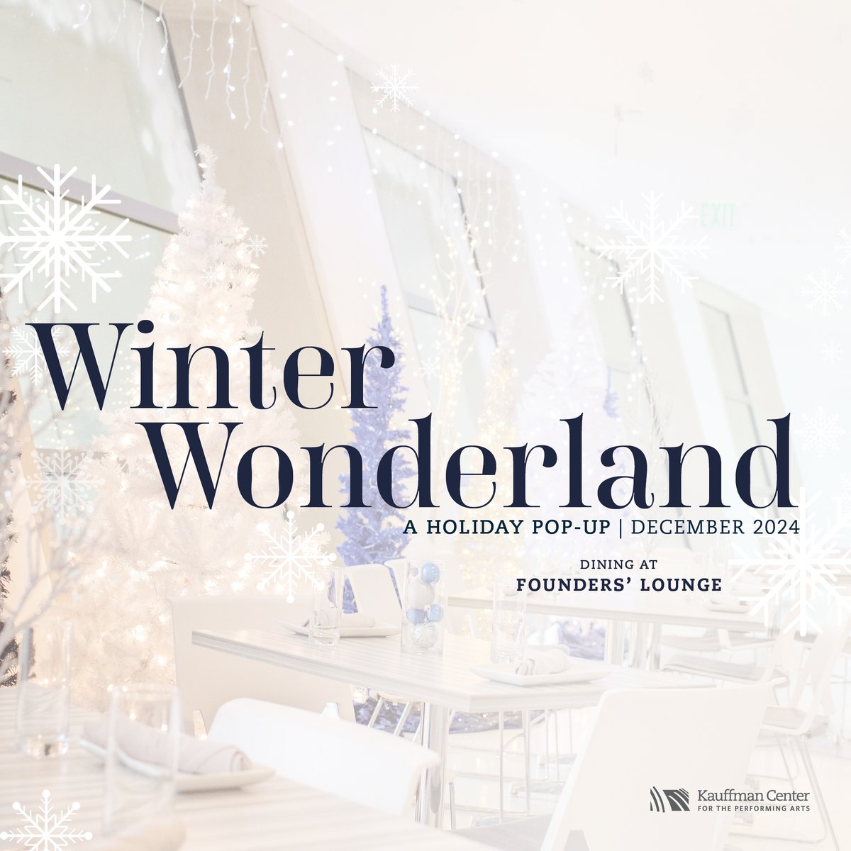 kauffmancenter's tweet photo. A mistle-toast to the holiday season! 

Brighten your season by adding a reservation to Winter Wonderland, a Holiday Pop-up at the Kauffman Center before your December show. 

Browse the specialty menu and make reservations today at https://t.co/5Davgrx1Ma ❄️

📸 Bernadette Hursh https://t.co/OxYxXx7D95
