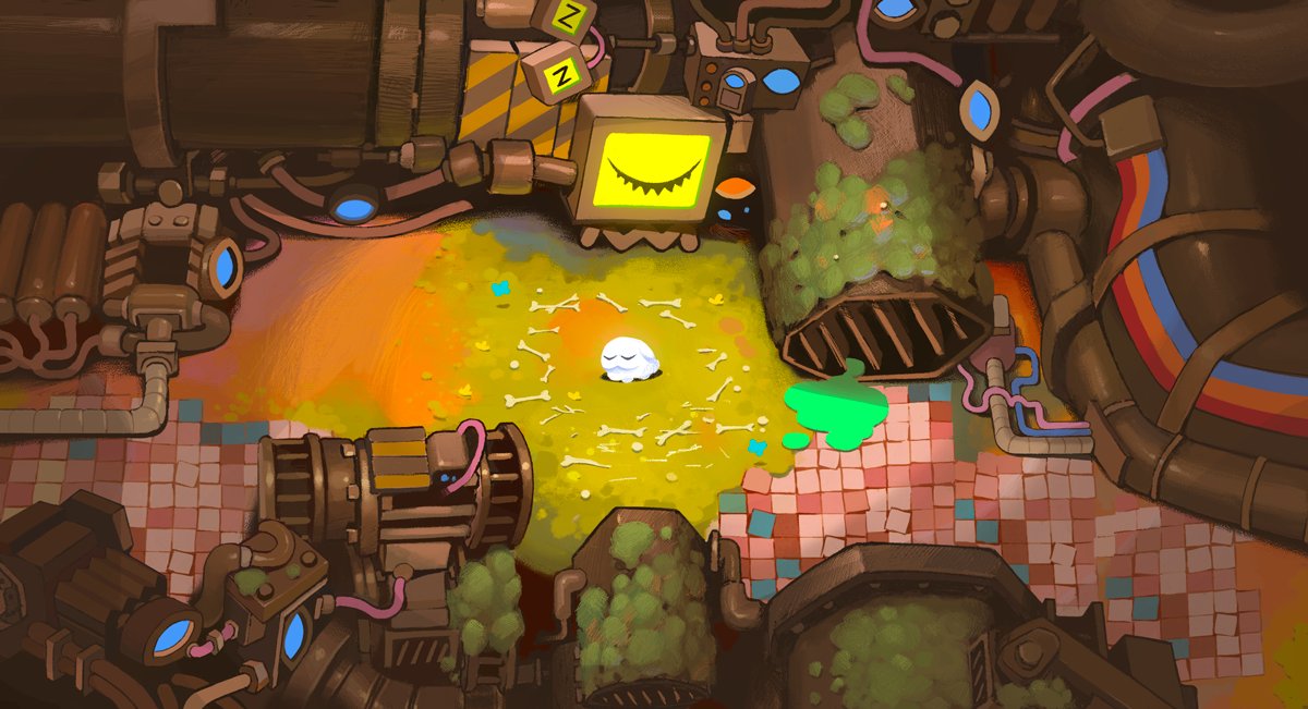 fell_martins's tweet image. The Hand of God rests peacefully ~ nothing to worry about.
A mockup for something special I've been cooking with @RatCasket
As Nathan describes it, the game will be "like Dark Cloud, but with good dungeon diving".