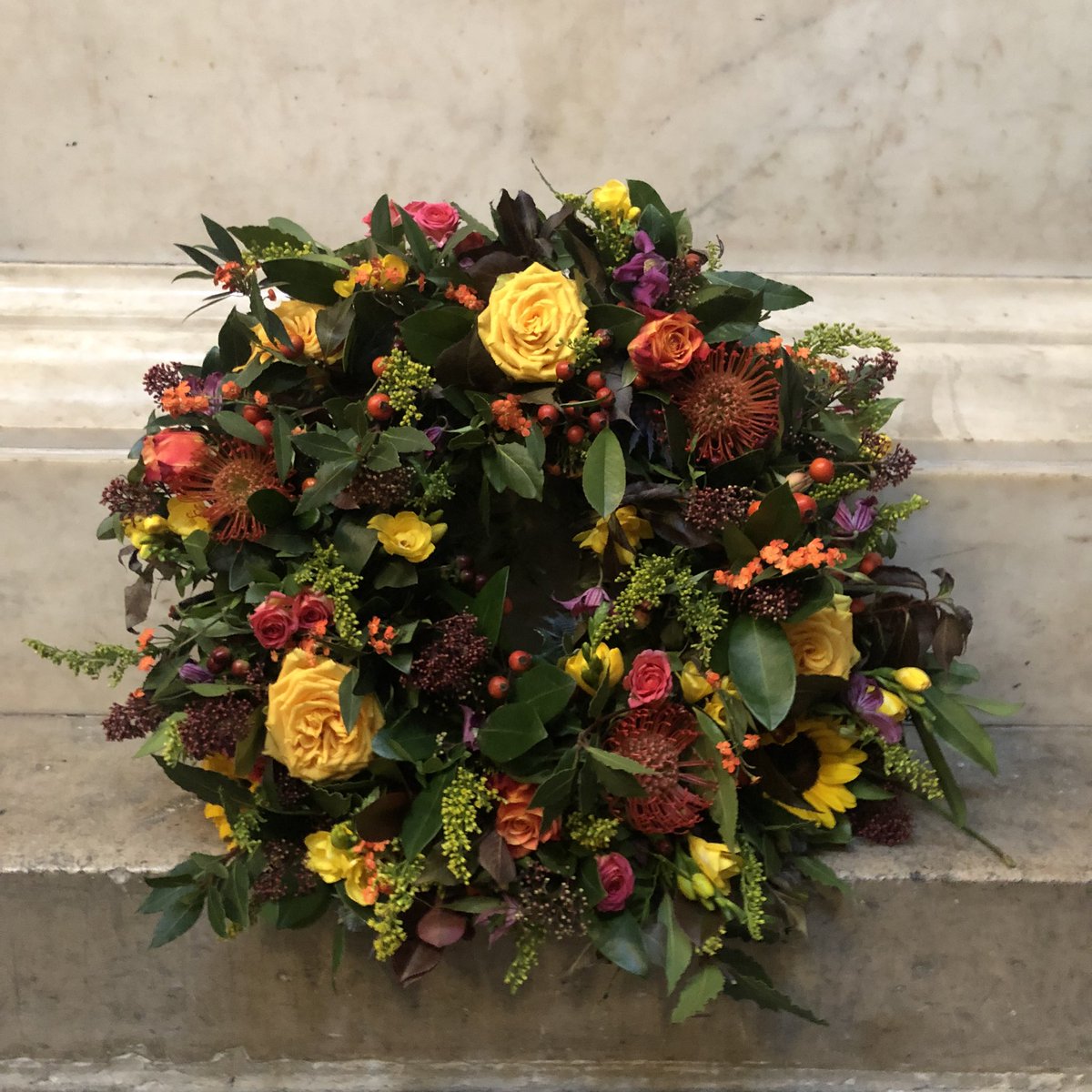 Westminster Abbey today for annual Keats commemoration. “If I should die, said I to myself, I have left no immortal work behind me - nothing to make my friends proud of my memory”