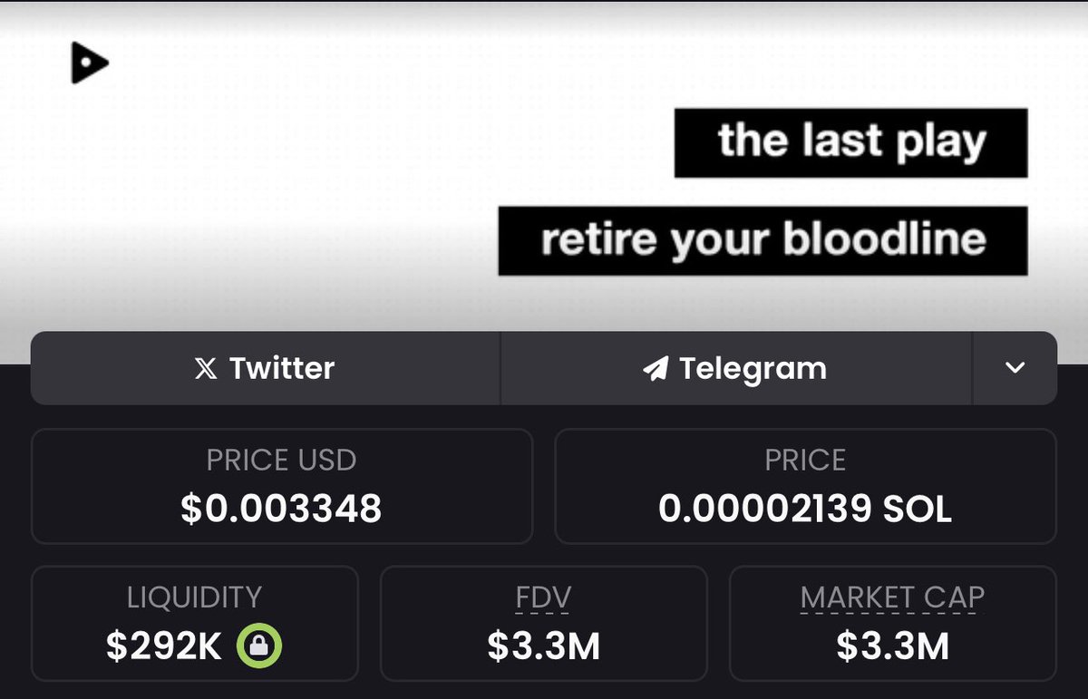 cryptomyth1's tweet image. MARKETS BLEEDING BUT WE RETIRING OUR BLOODLINE WITH $RETIRE