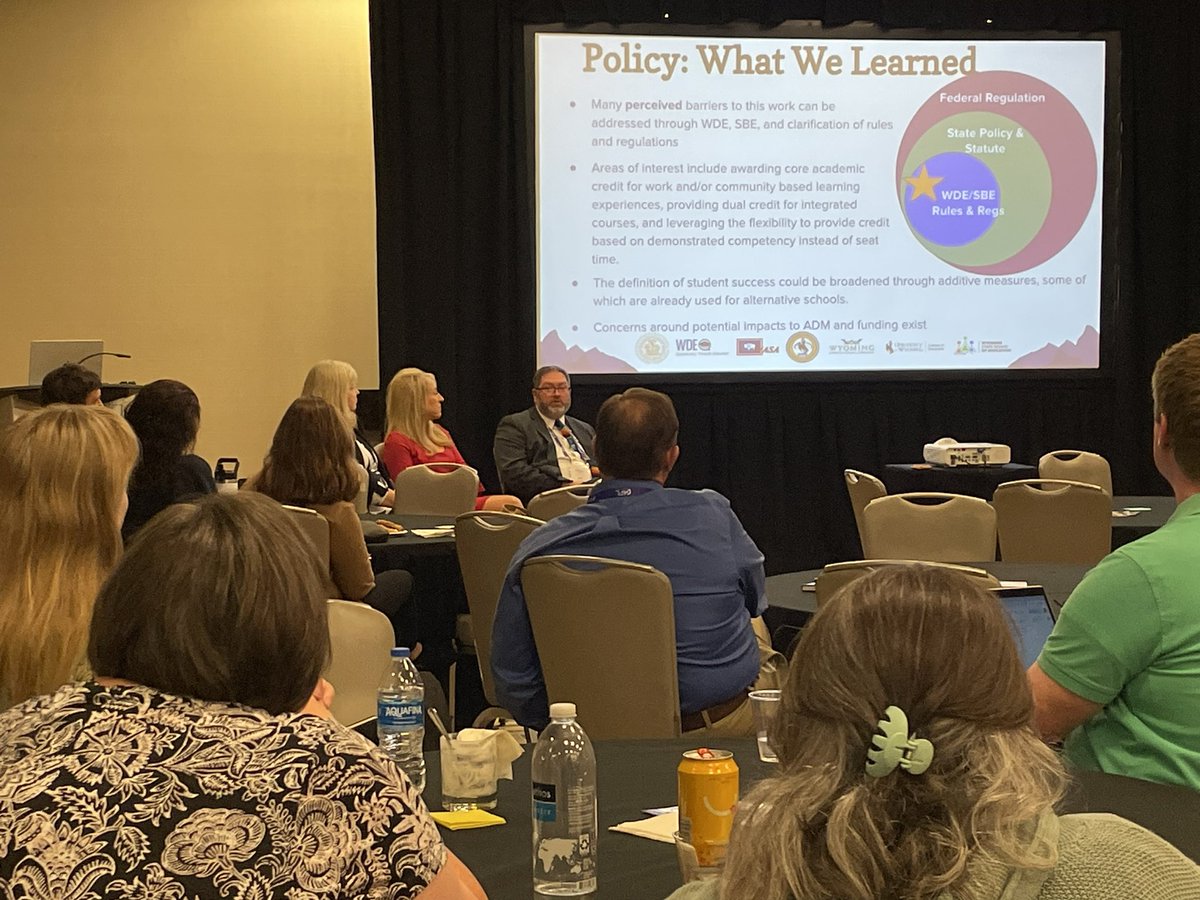 Great to hear how Wyoming is moving forward with building the future of learning with a coalition of stakeholders. <a href="/2Revolutions/">2Revolutions</a> <a href="/WYOEducation/">Wyoming Department of Education</a> <a href="/WYLegislature/">Wyoming Legislature</a> <a href="/UWyoCoED/">University of Wyoming | College of Education</a> <a href="/WASAWyoming/">Wyoming Association of School Administrators</a> <a href="/Aurora_Inst/">Aurora Institute</a> #aurora24
