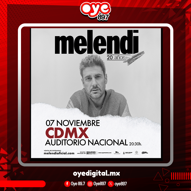 ¡BOLETOS GRATIS! 

¿Quieres ir a #Melendí?

1.- Comparte SS de tu registro en  oyedigital.mx 
2.- Deja en los comentarios tu canción favorita. y Listo. 

Los primeros ganarán pase doble. 

#Oye897fm #OyeTeInvita