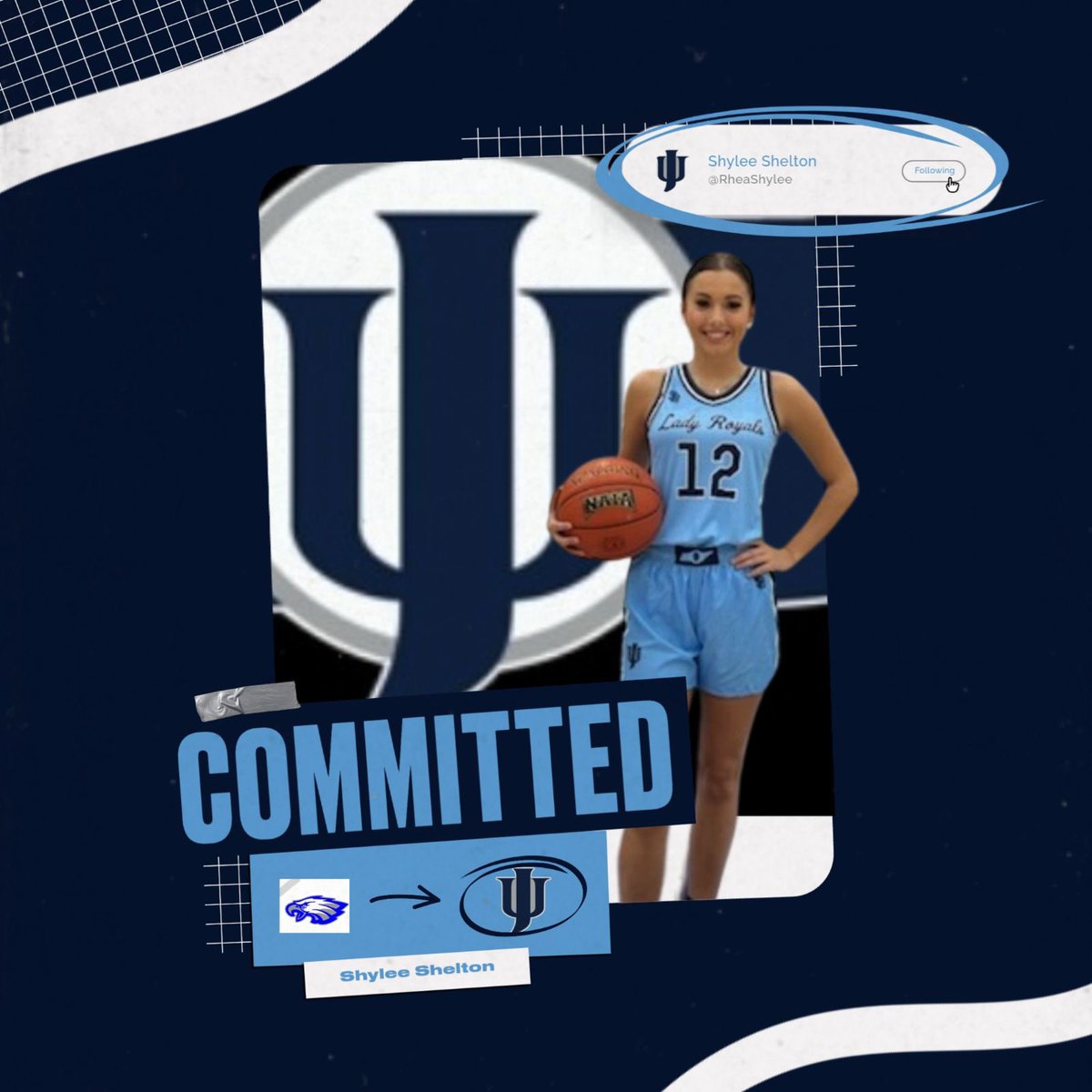 I just want to thank everyone who has been on this journey with me, it’s been a lot of ups and downs but im so thankfully the Lord made this all part of His plan!! I want to thank Coach Lawhon and Coach Heifner for believing in me always! #goladyroyals🖤🖤