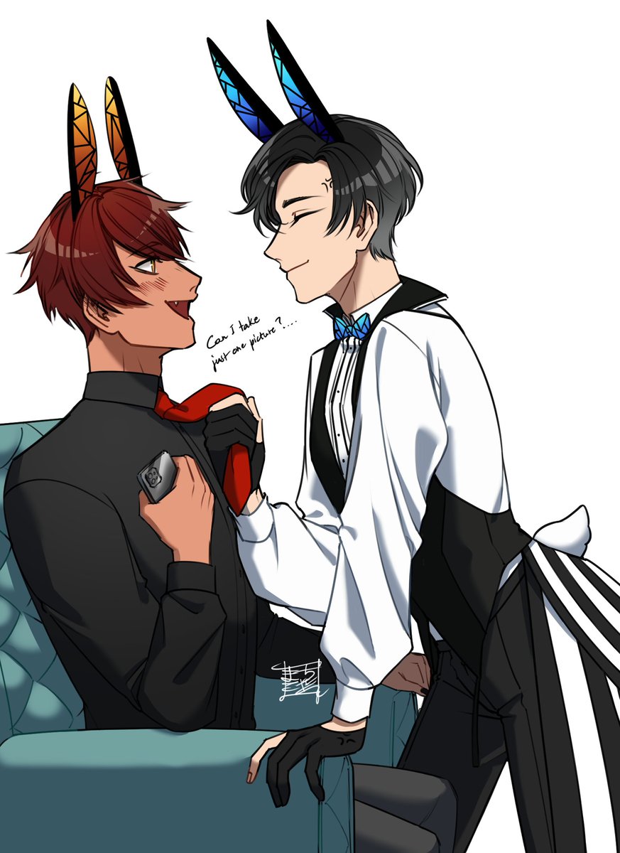 makoaotori's tweet image. Some DiaLuci I&apos;ve drawn recently, enjoy ~
#obeyme #obeymefanart #obeymeBarbatos #obeymediavolo #obeymelucifer #おべいみー