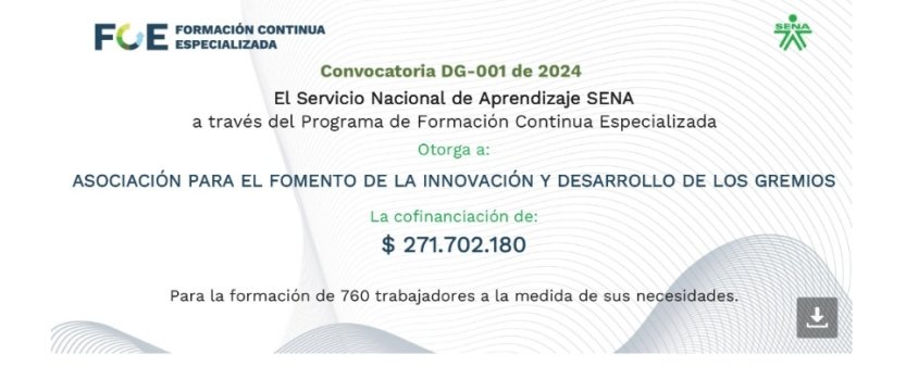 holdingafidg's tweet photo. ¡Estamos Listos! Somos parte del Programa Formación Continua Especializada, en el marco de la convocatoria DG-0001 de 2024; que beneficiara a más de 760 trabajadores Colombianos a la medida de las necesidad de sus empresas o gremios.@RusbyVargas @SENAComunica https://t.co/nhktUpyMQh