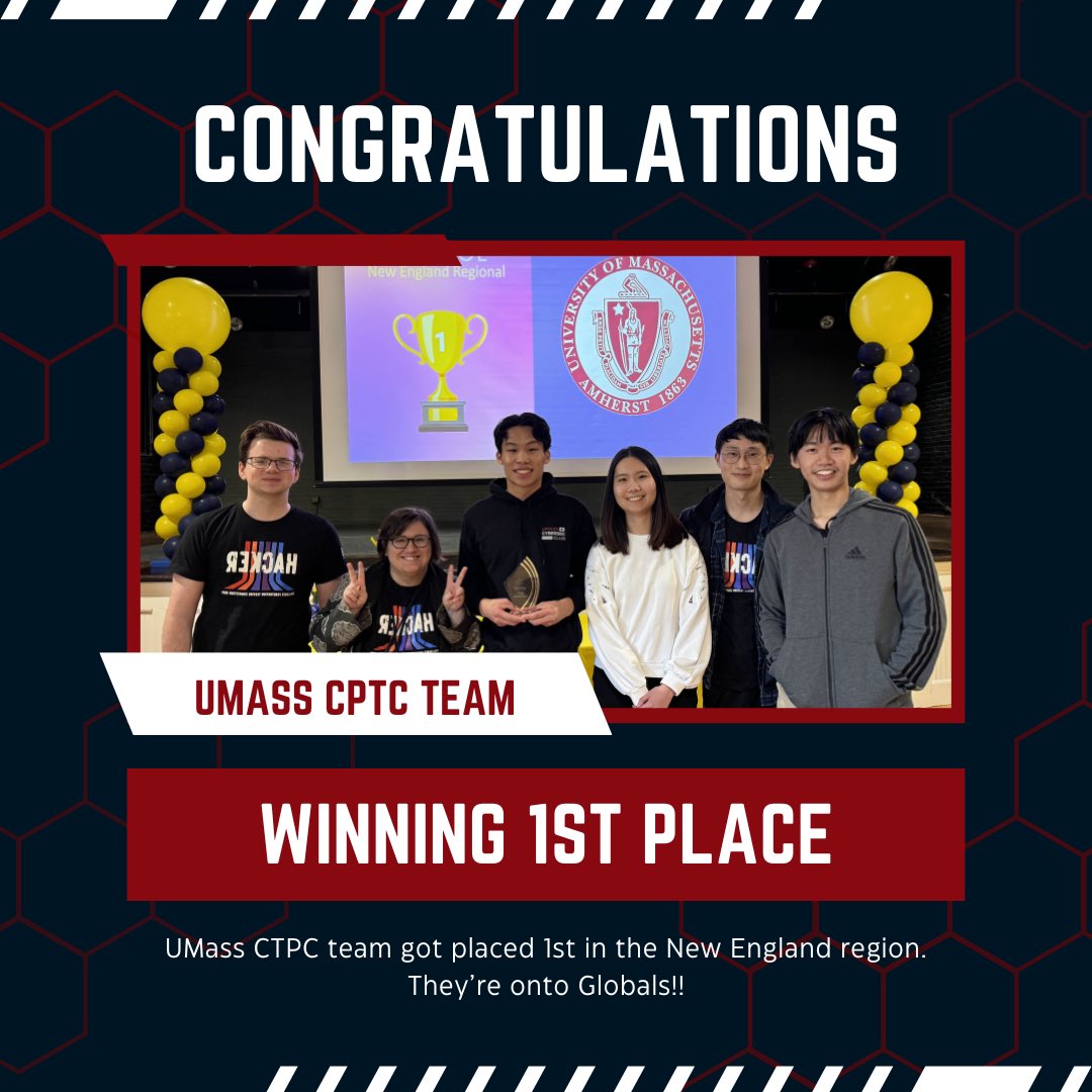 UMass Cybersecurity Club tweet media