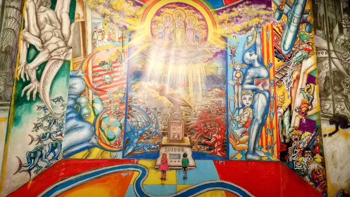 neodadakko's tweet image. 楳図かずお、2022年の六本木ヒルズでの展示の凄まじさを思い出す。「生ききった」感。さようなら。ありがとう。