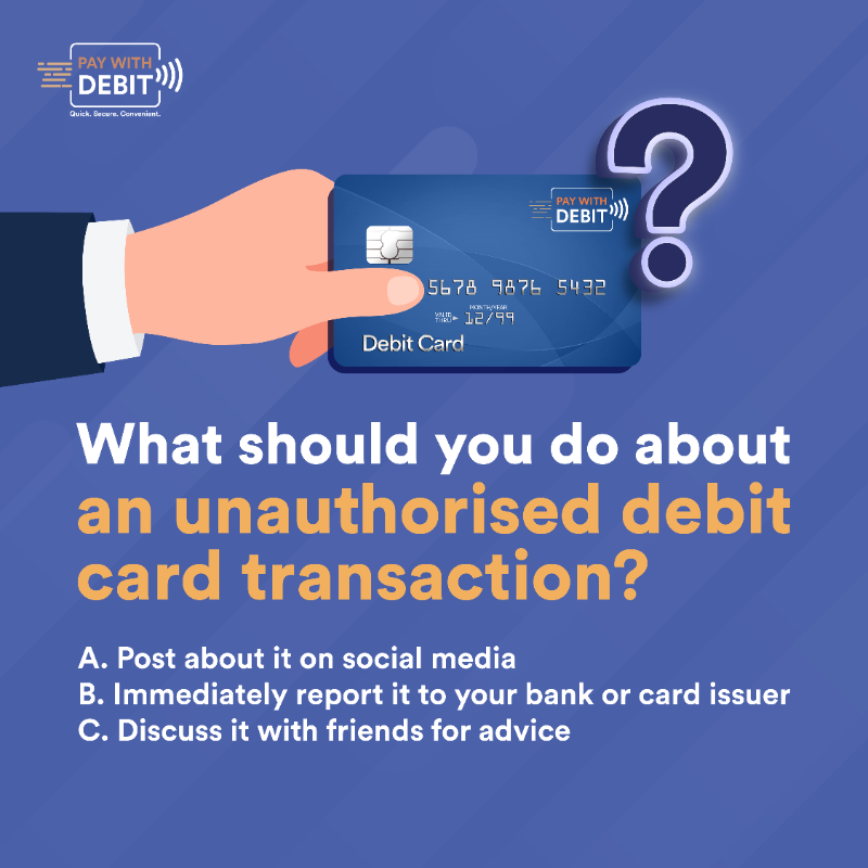PayWithDebit's tweet photo. Option A looks tempting, doesnโt it? ๐
#PayWithDebit #TapCheckGo ๐ณ#Debitquiz