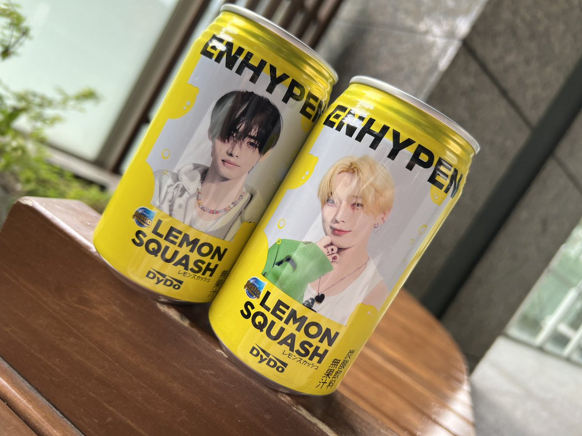 ENHYPEN Lemon Squash 缶 SUNGHOON(😍 たまたま行ったスーパー ENHYPEN Lemon Squash 缶 SUNGHOON(😍 たまたま行ったスーパー
