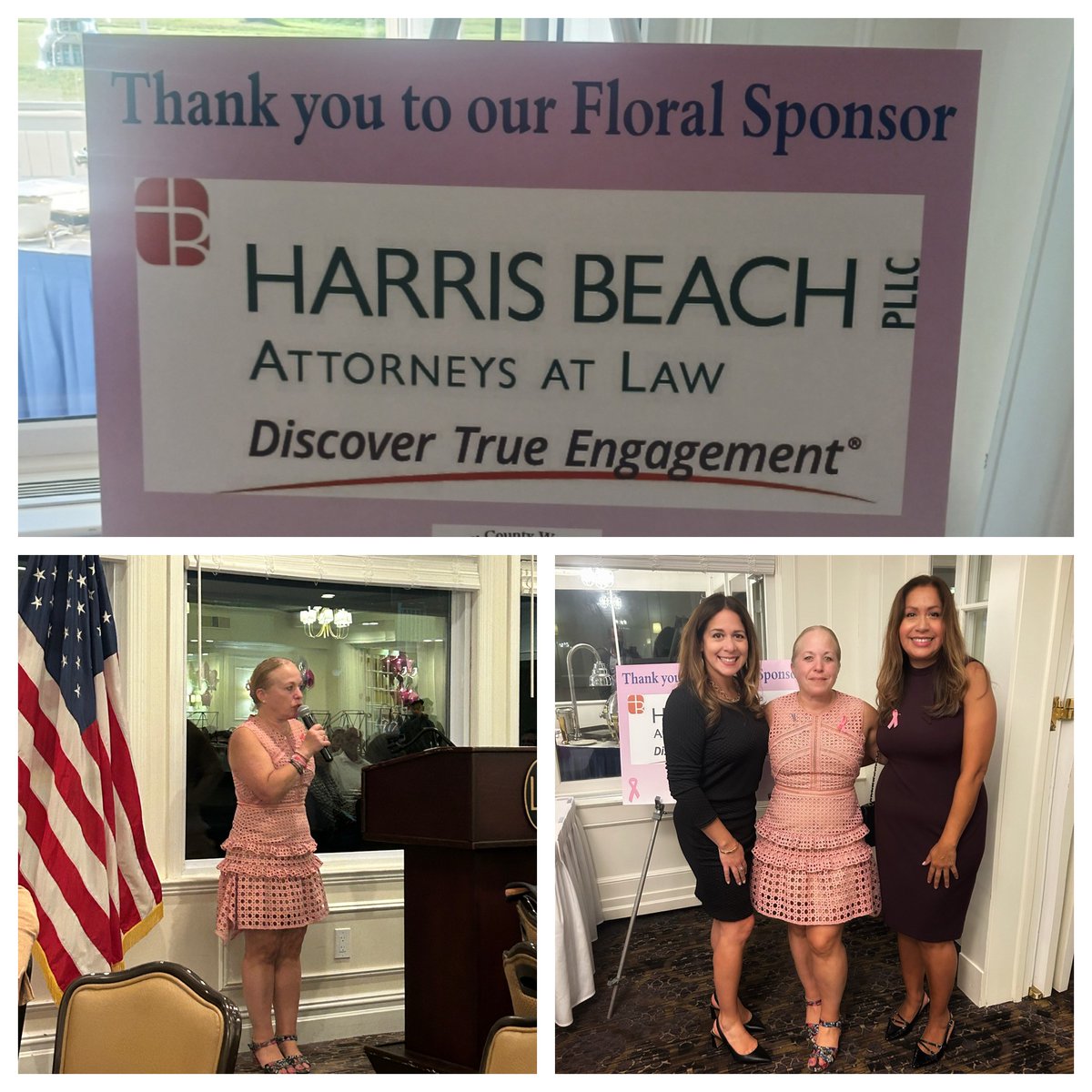 HarrisMurtha's tweet image. Harris Beach recently sponsored the Nassau County Women’s Bar Foundation’s Annual Golf Outing and Dinner held on October 21, 2024 which raised funds for breast cancer research. Davi Tserpelis, S.V.P. Business Banking at City National Bank was the event Honoree and Doreen Mather,…