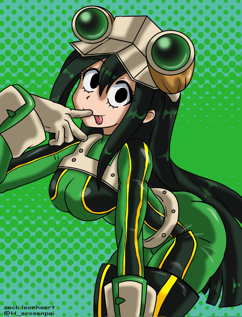 zack_leonheart's tweet photo. Heroína de la estación lluviosa: Froppy #froppy #MyHeroAcademia #bokunohero #TsuyuAsui https://t.co/uOb9uKW06W