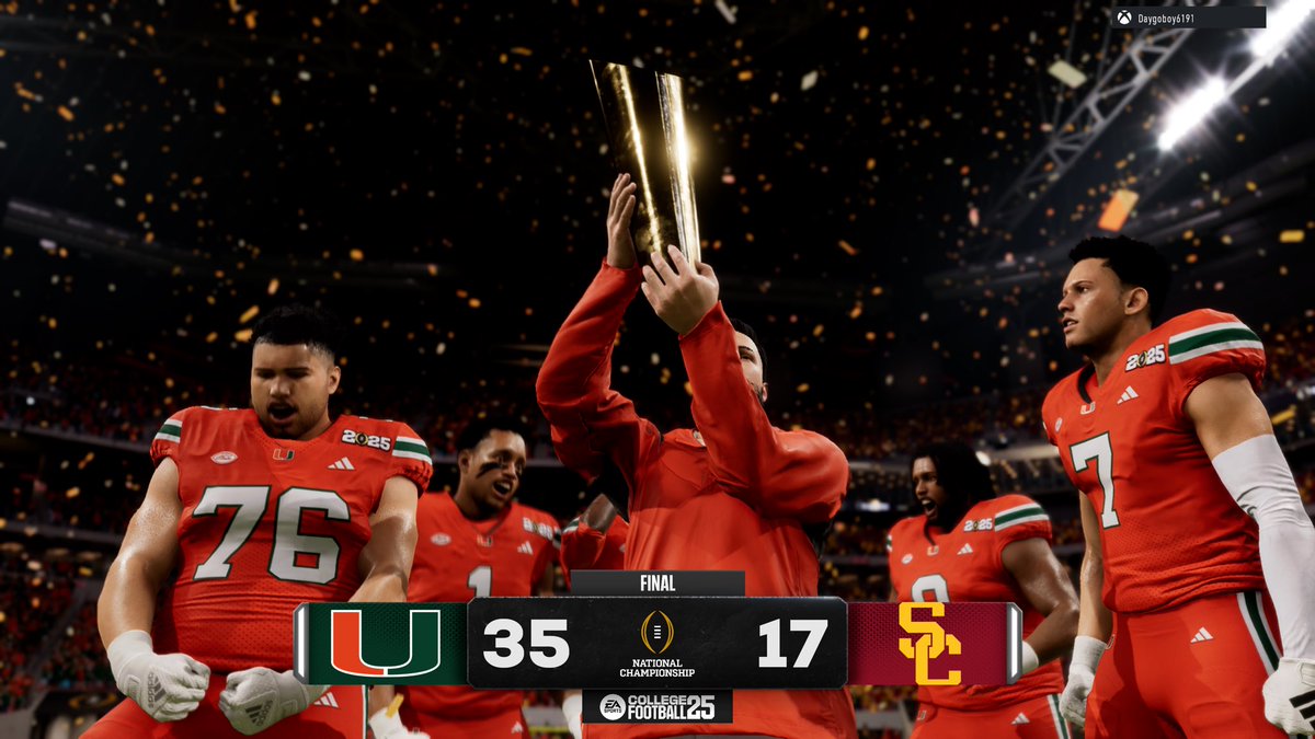 cfb_dynasty's tweet photo. Congratulations to @Your_Guy_Nix winning the National Championship! https://t.co/yiLYwYemMR