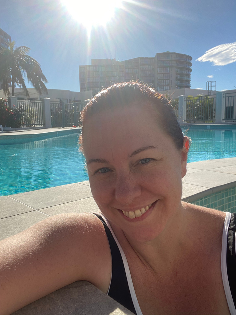 I plugged some inefficiencies in my business.
- They were quietly draining profits, slowing down growth, and holding us back.

Change feels daunting but I just couldn't let them persist!

(Photo of me enjoying some sun knowing I'm not losing profit because of inefficiencies.)