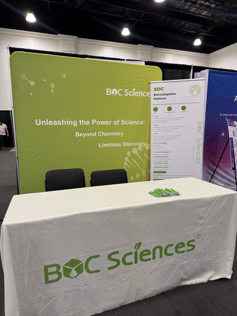 🚀 Exciting times at World ADC San Diego 2024! Meet us at Booth 405 today. Let’s explore ADC innovation together!
📍 Nov 4-7, San Diego
🚩Booth 405
bocsci.com/events/boc-sci…
We can’t wait to see you there! 📸
#BOCSciences #ADC #SanDiego