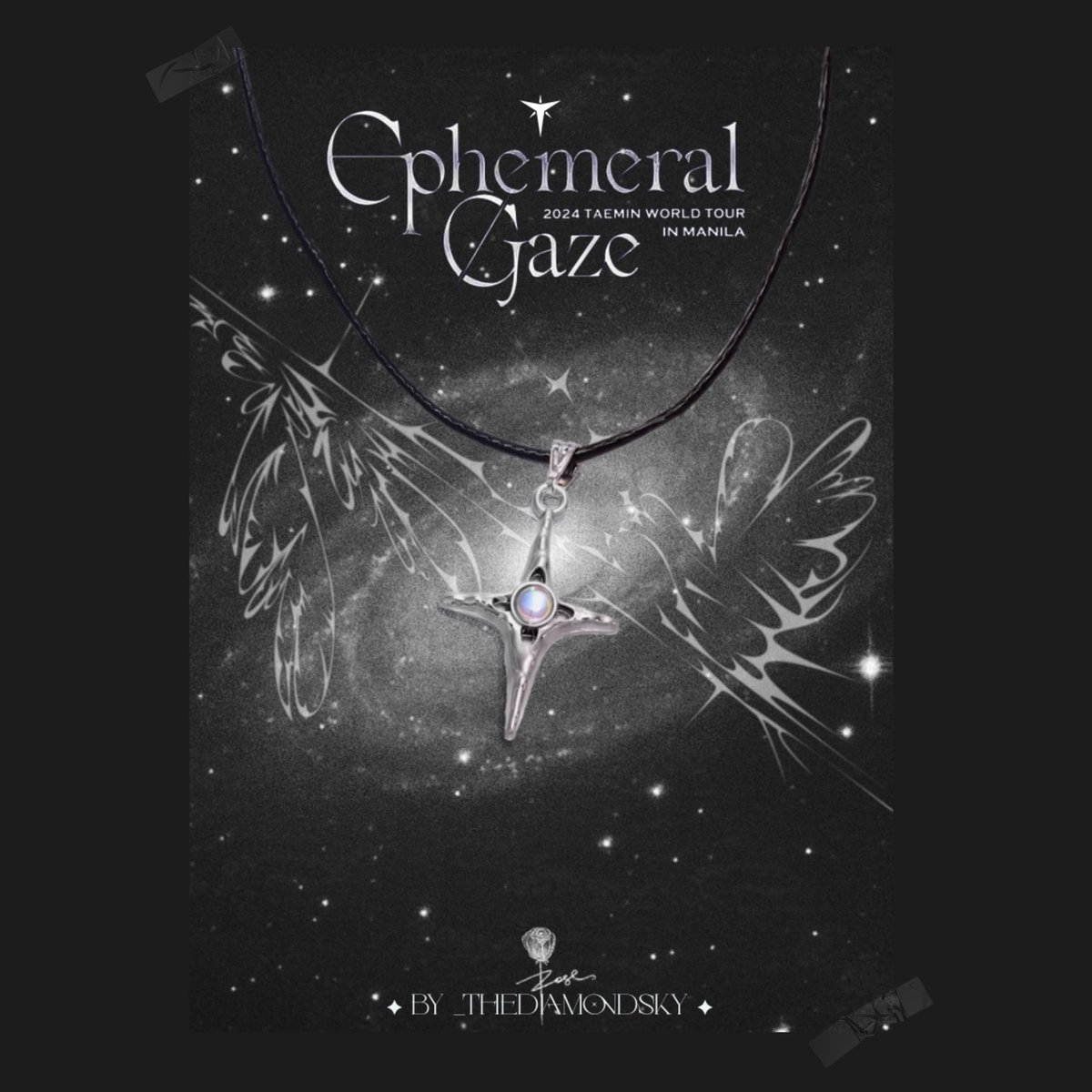 _thediamondsky's tweet photo. ⊹₊⟡⋆Ephemeral Gaze in Manila⊹₊⟡⋆
giveaway by @_thediamondsky

Leather cord necklace with star ✦ pendant

⊹ rt &amp; like
⟡ limited qty
⊹ for OT5 shawols
⟡ on the spot trading
⊹ time and loc: TBA

see you on d-day 🩵

#TAEMIN #Ephemeral_Gaze_IN_MNL #Ephemeral_Gaze_MNL https://t.co/NanIdv9KO0