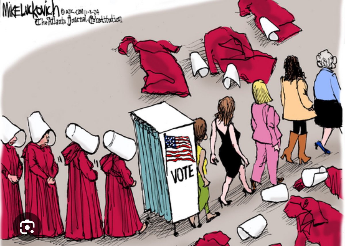 Canada 🇨🇦 is praying for our neighbours to the south.  Let’s keep Gilead a place of fiction. Vote for freedom 💜.