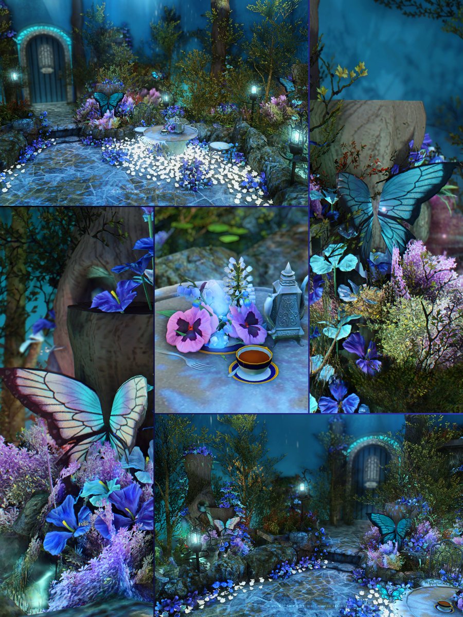 MoetLiquor's tweet image. 「瑠璃の森」
SSstudio / #GanbattaHousing
┈┈┈┈┈┈┈┈┈┈┈┈┈┈
🦋フレ宅代行
水の流れる神秘的な青い森を作りました
SSスタジオとしてもご利用頂けますが
家主様へのご配慮だけお願いします🙏🦋
┈┈┈┈┈┈┈┈┈┈┈┈┈┈
Address : Elemental DC 
Kujata Lavender Beds 15-54 (S)…