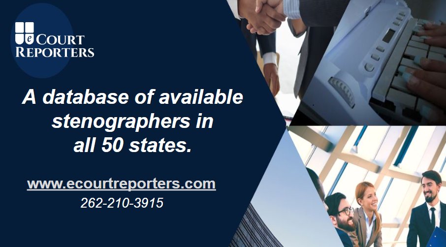 How much do court reporters charge?  Compare profiles in a database of vetted service providers at ecourtreporters.com
#litigation #lawtwitter