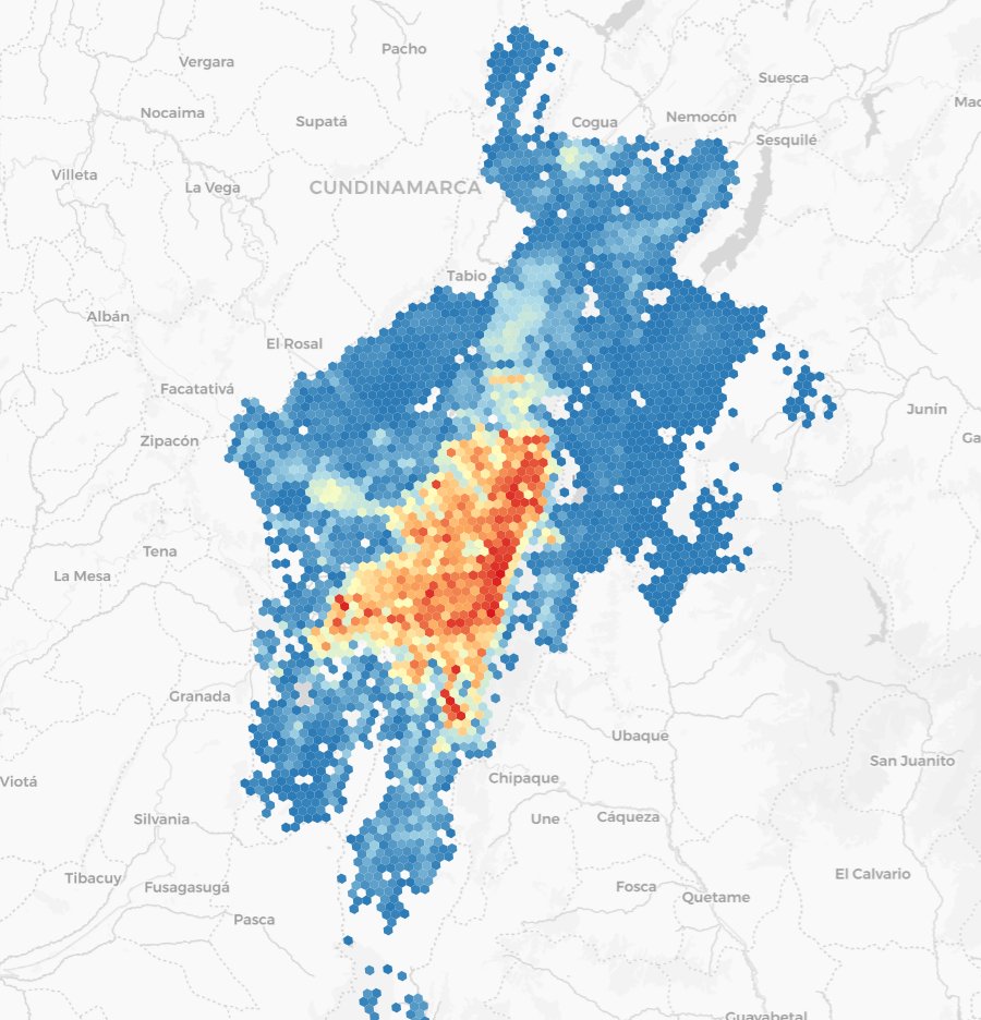 OsGis_co's tweet image. Día 4: Hexágonos - Población Bogotá y Sabana #30DayMapChallenge

Comparto tutorial de UrbanPy: youtu.be/XmoRo5l7t6U?si…

Fuente de datos población #Facebook

#UrbanPy

#Python

#GeoPandas

#QGis