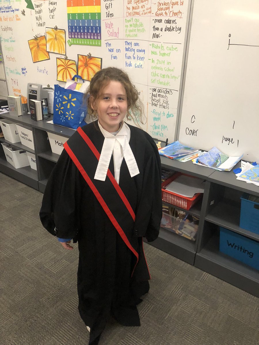 We were thrilled to welcome Judge and Lawyer, Laura Dickson, to our classroom today! She brought the Canadian Charter of Rights and Freedoms to life, making real-world connections that sparked rich discussions and deep connections with our social studies curriculum. <a href="/WynperleLaw/">Wynperle Law</a>