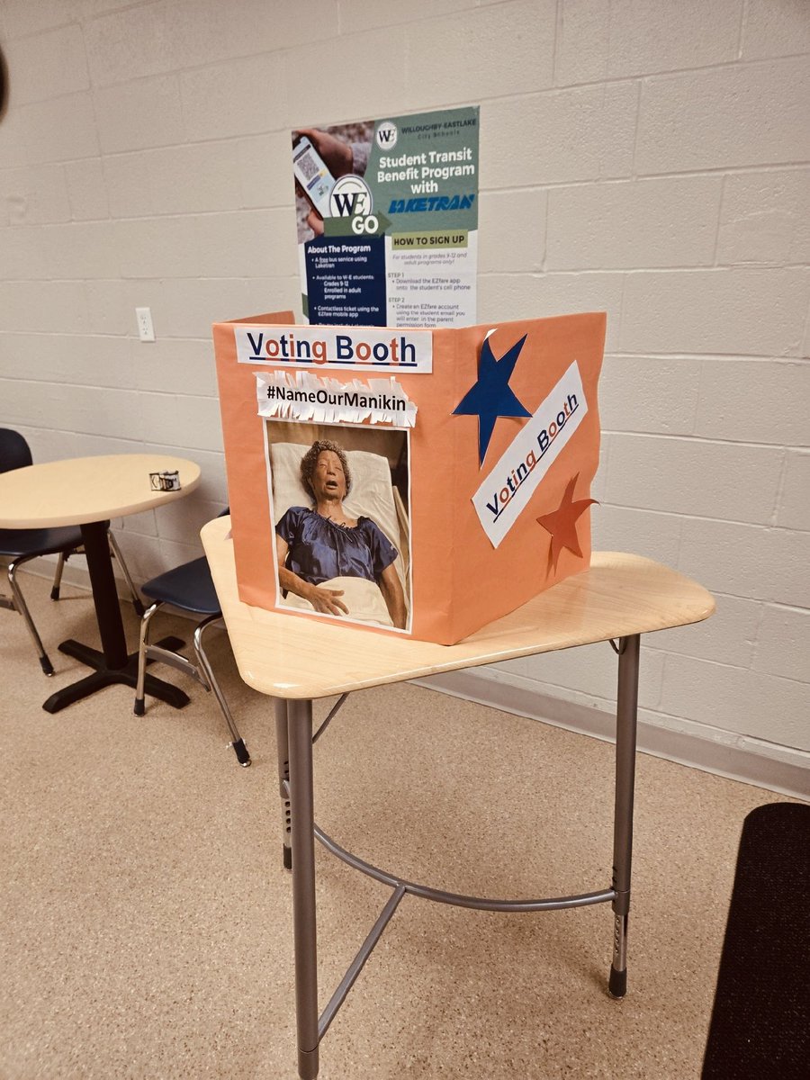 NCI_Director's tweet photo. 🗳️Cast Your Vote Tomorrow! Help Us Name Our Manikin!🗳️

Tomorrow’s the big day! 🥳 Our manikin needs a name, and we want YOU to help decide! 💙 Voting will be open from 7 am - 7 pm, for you to make your choice!

Make your mark and help our manikin get an unforgettable name! https://t.co/KRq3MiCFMZ
