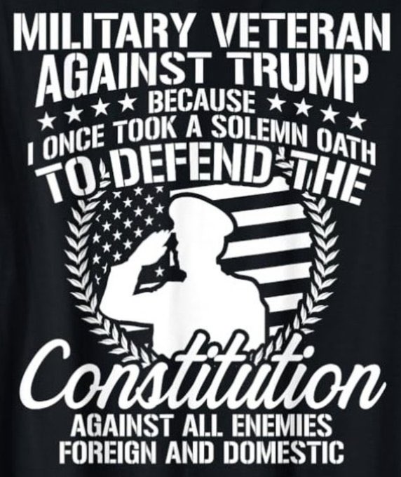 krohned's tweet image. As a former US Army Captain, I cried for our country on the sad day of 1/6/21 🙈⚖️⌛️💙🙏. trump is guilty of TRE45ON without any doubt in my mind 🤡🤮
