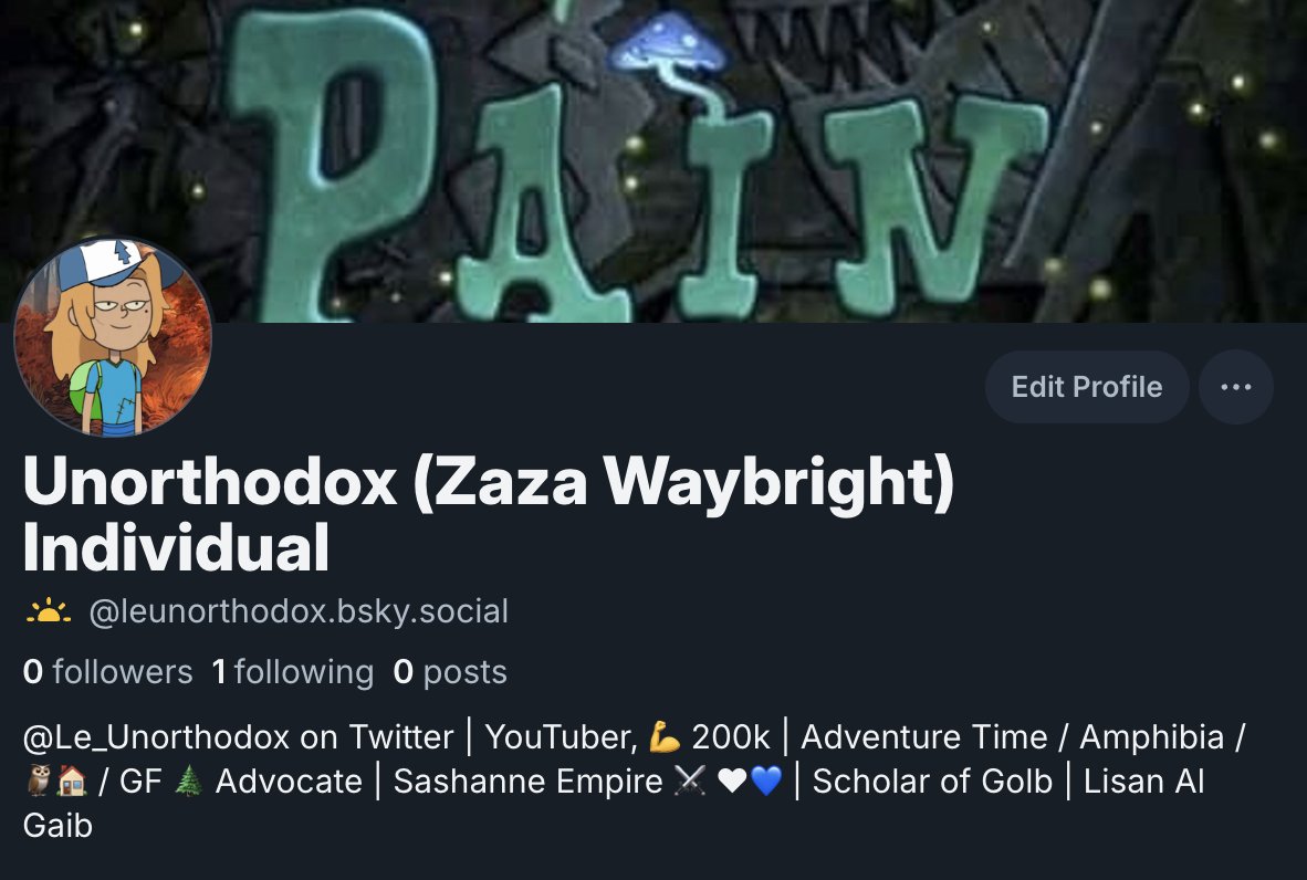 Le_Unorthodox's tweet photo. Well, I finally caved lol, follow me on bluesky! Oomfs dm me and I'll follow back https://t.co/HghDFr5HGQ https://t.co/50xA7xe4Eg