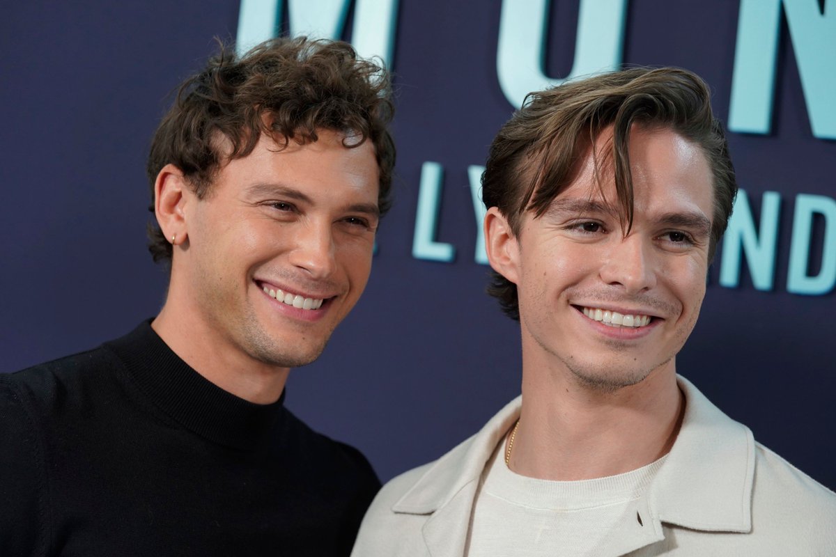 netflixqueue's tweet image. The cast of &apos;Monsters: The Lyle and Erik Menendez Story&apos; attended a Q&amp;amp;A panel at #NetflixFYSEE